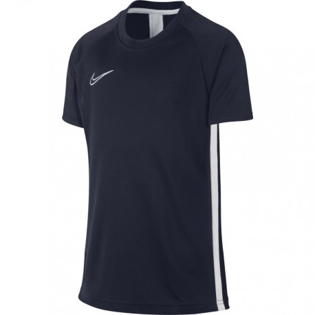 Nike T-Shirt Manica Corta Dry Academy Blu Bianco Bambino