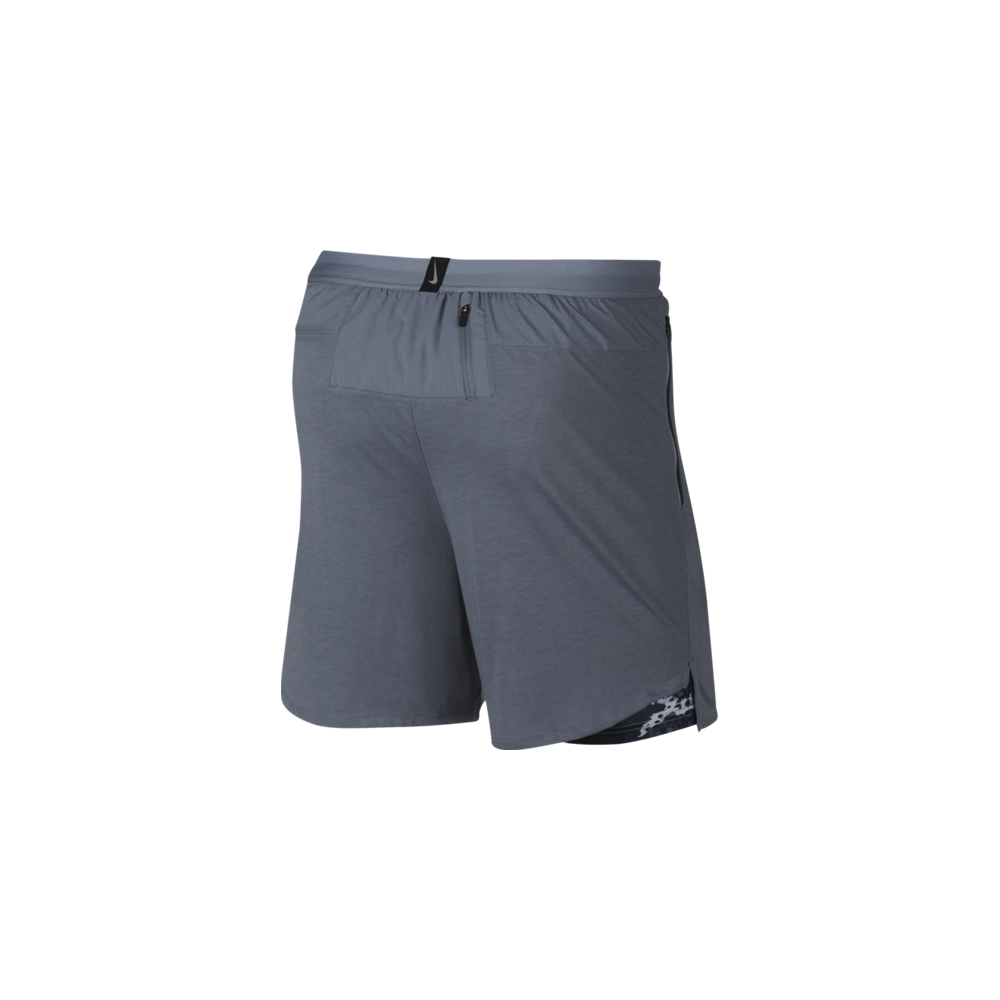 Nike Short Running 2in1 Wild Run Blu Nero Uomo Nike Short Running 2in1 Wild Run Blu Nero Uomo