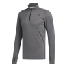 Adidas Maglia Running Manica Lunga Response Zip Grigio Uomo