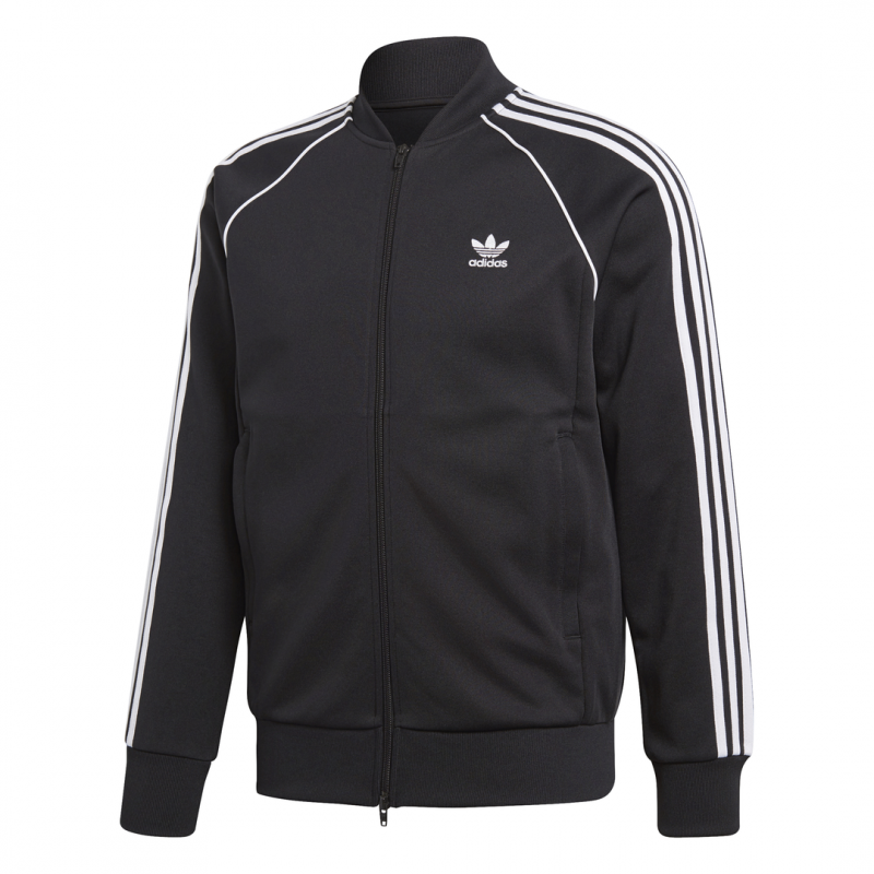 felpa adidas nera uomo zip