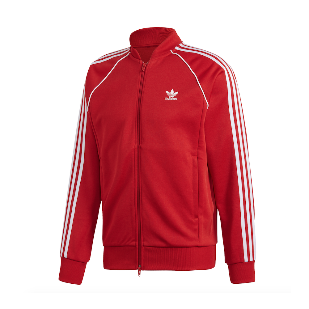 tuta adidas rossa uomo