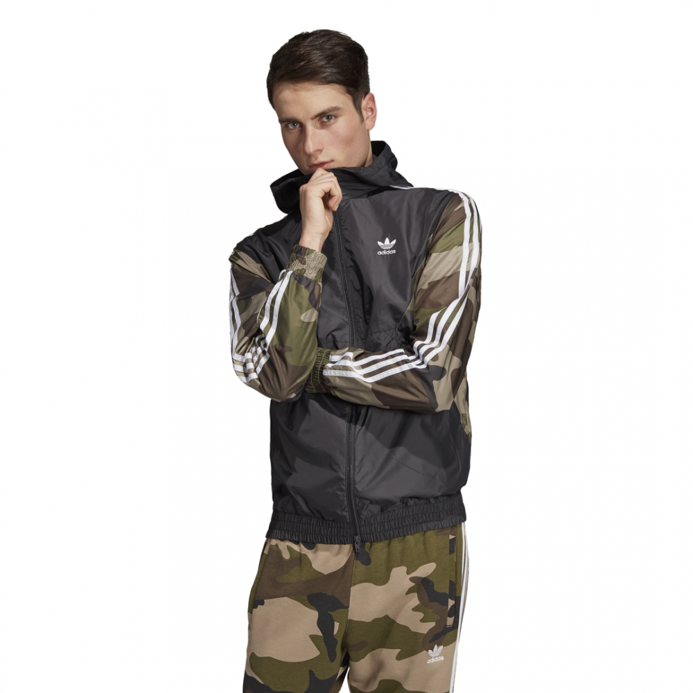 giacca a vento adidas militare