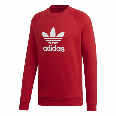 felpa bianca adidas trefoil uomo felpa bianca adidas trefoil uomo