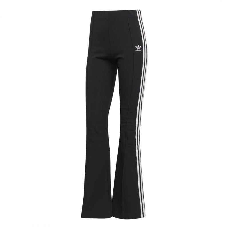 PANTALONE TUTA A ZAMPA CON BANDE LATERALI E ZIP Donna Black White Mascheroni Sportswear | nib.gov.sl