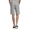 ADIDAS short 3 stripes grigio uomo