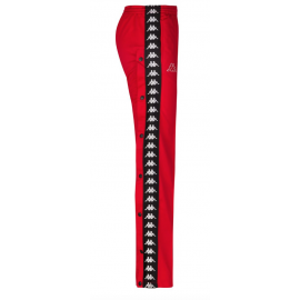 Kappa Pantalone Polsini Snap Rosso Donna