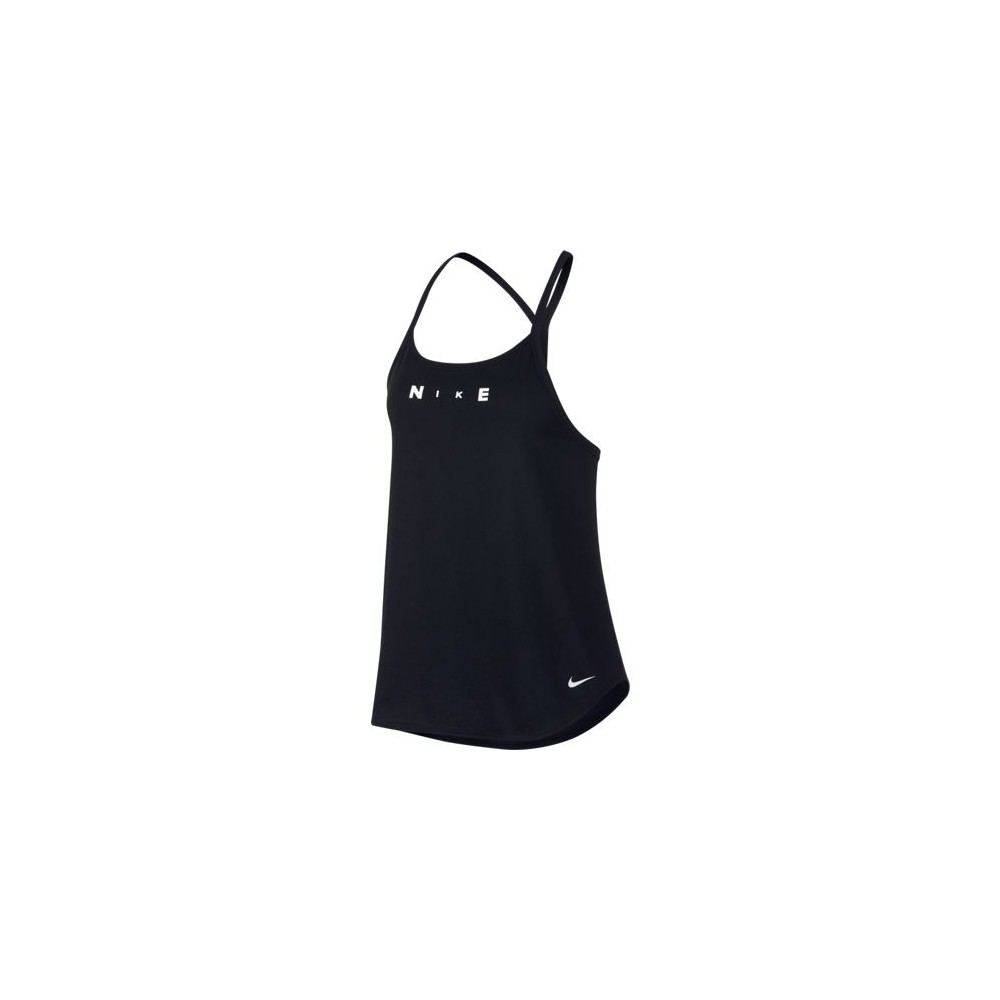 Nike Canotta Palestra Surf Nero Donna L