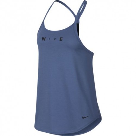 Nike Canotta Palestra Surf Azzurro Donna