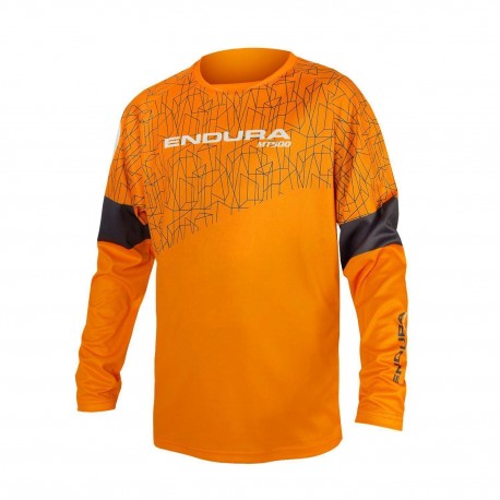 Endura Maglia MTB MT500 II Arancio Bambino