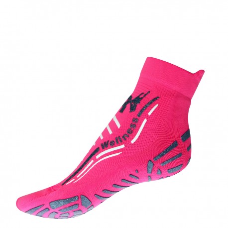 R-Evenge Calze Palestra Wellness Fucsia Fluo Azzurro Uomo