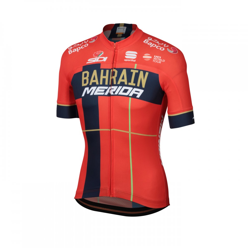Sportful Maglia Ciclismo Bodyfit Team Bahrain Rosso Uomo - Acquista online  su Sportland