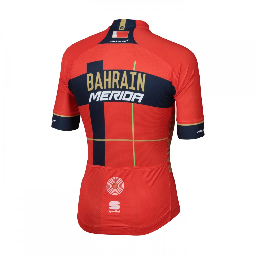 Sportful Maglia Ciclismo Bodyfit Team Bahrain Rosso Uomo - Acquista online  su Sportland