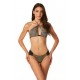 4giveness Bikini Fantasia Lurex Brassier Nero Donna