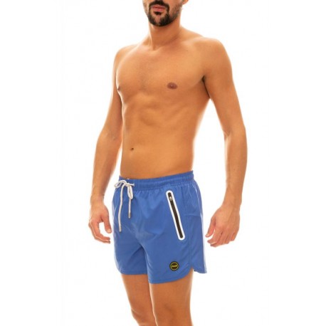 Effek Pantaloncini Mare Corto Con Tasca Blu Reale Uomo