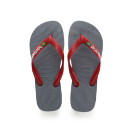 Havaianas Infradito Mare Brasil Logo Grigio Unisex