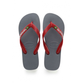 Havaianas Infradito Mare Brasil Logo Grigio Unisex