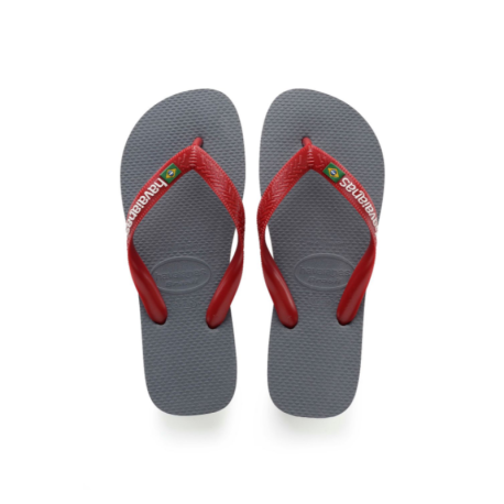 Havaianas Infradito Mare Brasil Logo Grigio Unisex