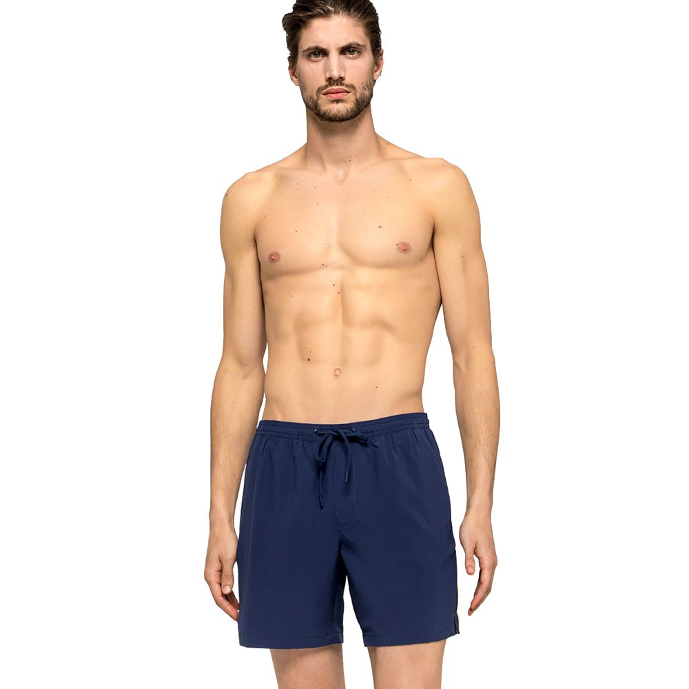 COSTUME DA BAGNO BLU CON PALME SUNDEK