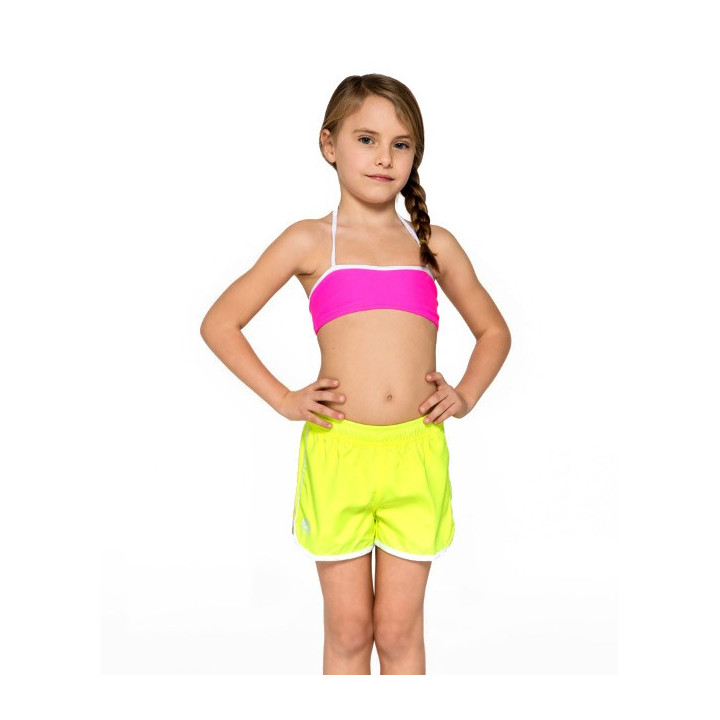 Sundek Pantaloncini Mare Giallo Bambina