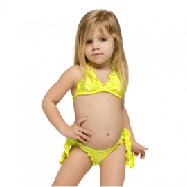 Sundek Bikini Tigrato Giallo Bambina