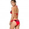 Sundek Costume Slip Logo Rosso Donna