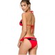 Sundek Costume Slip Logo Rosso Donna