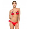 Sundek Costume Slip Logo Rosso Donna