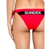 Sundek Costume Slip Logo Rosso Donna