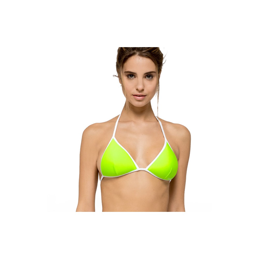 Image of Sundek Bikini Top Verde Fluo Donna 42
