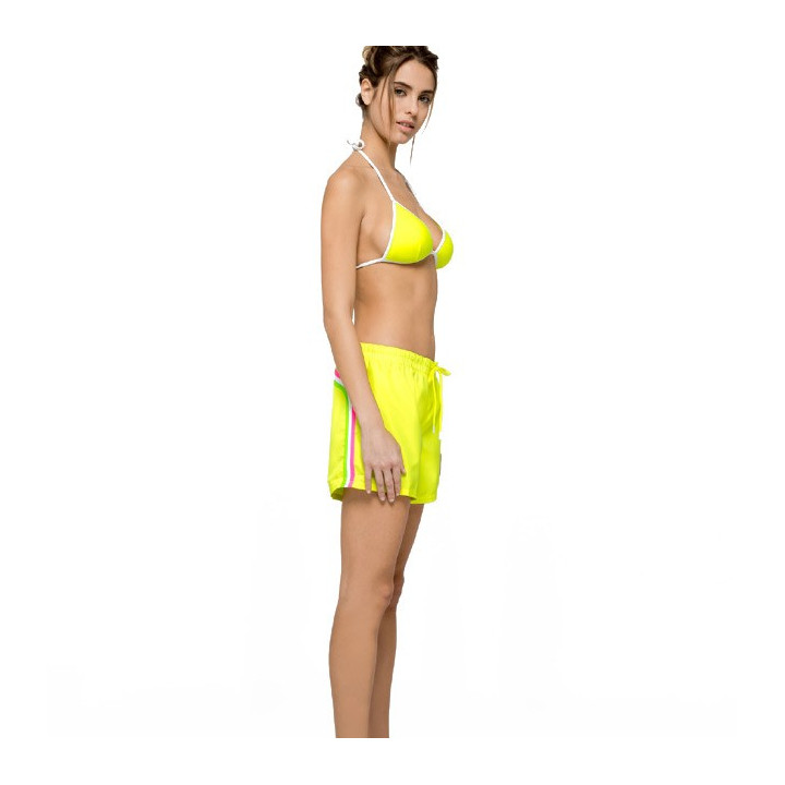 Sundek Pantaloncini Mare Giallo Fluo Donna