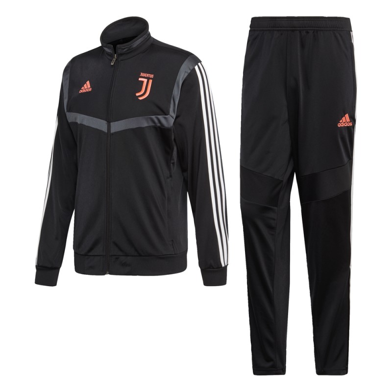 ADIDAS tuta calcio juve pes nero antracite uomo ADIDAS tuta calcio juve pes nero antracite uomo