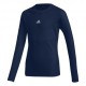 ADIDAS maglia calcio ml alphaskin dark blu bambino