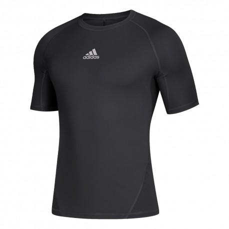 ADIDAS maglia calcio alphaskin nero uomo