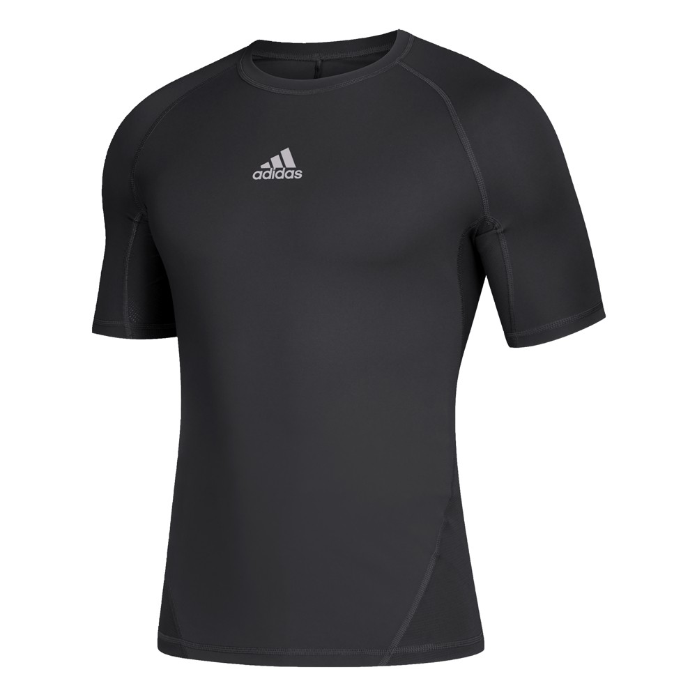 ADIDAS maglia calcio alphaskin nero uomo L