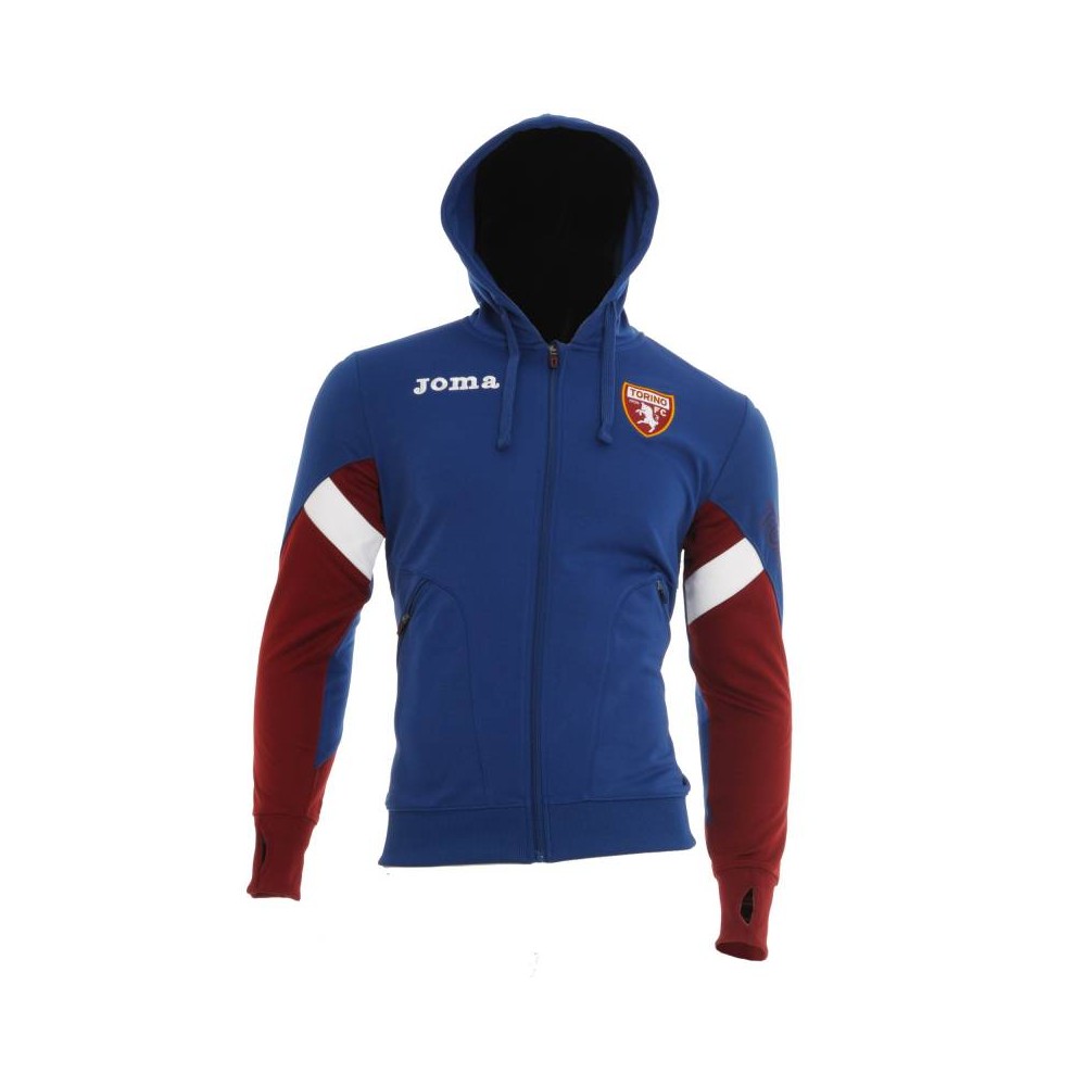 Joma Sport Felpa Calcio Cappuccio Torino Staff Blu Uomo - Acquista online  su Sportland