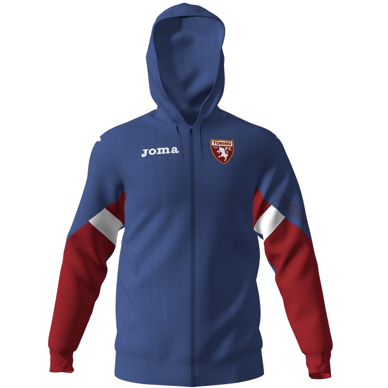 Joma Sport Felpa Calcio Cappuccio Torino Staff Blu Bambino - Acquista  online su Sportland