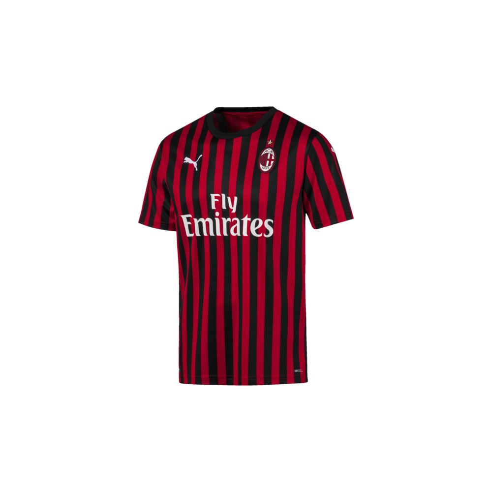 Puma Maglia Calcio Milan Home 19 20 Rosso Nero Uomo - Acquista online su  Sportland