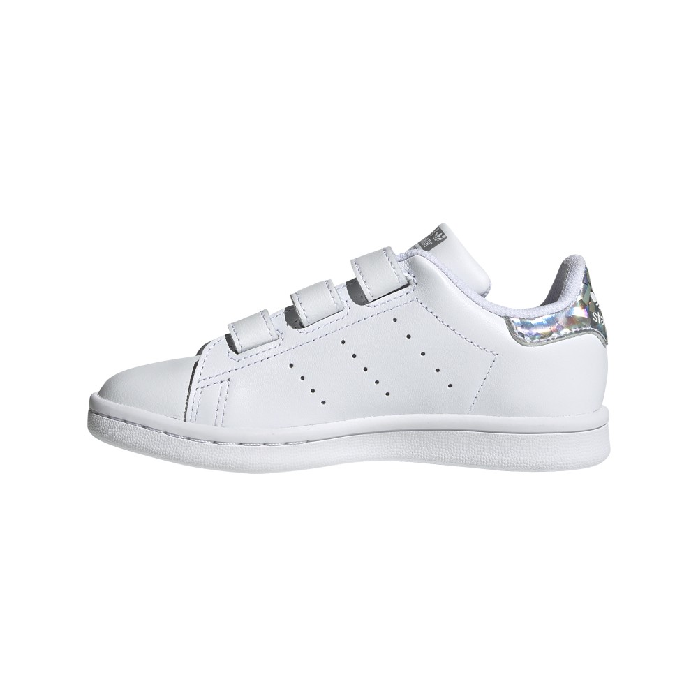 adidas originals stan smith bambino argento