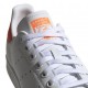 ADIDAS originals sneakers stan smith lea bianco arancio donna