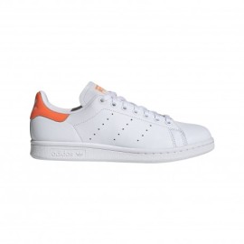 ADIDAS originals sneakers stan smith lea bianco arancio donna