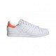 ADIDAS originals sneakers stan smith lea bianco arancio donna