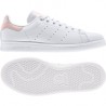 ADIDAS originals sneakers stan smith lea scritta bianco rosa donna