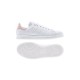 ADIDAS originals sneakers stan smith lea scritta bianco rosa donna