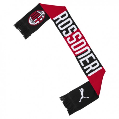 Sciarpa Ufficiale Milan 3R Sport - Modello San Siro, 100% Acrilico - Unisex Per Tifosi Rossoneri - Foto 4