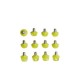 ADIDAS tacchetti calcio tpu studs 4x9 8x6 giallo uomo