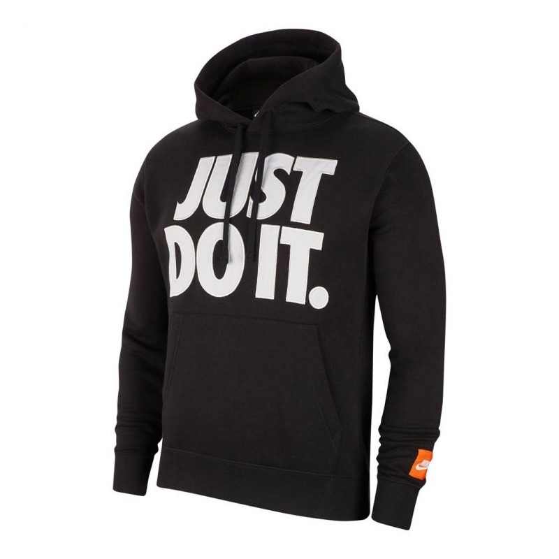 Nike Felpa Palestra Con Cappuccio Just Do It Nero Uomo - Acquista online su  Sportland