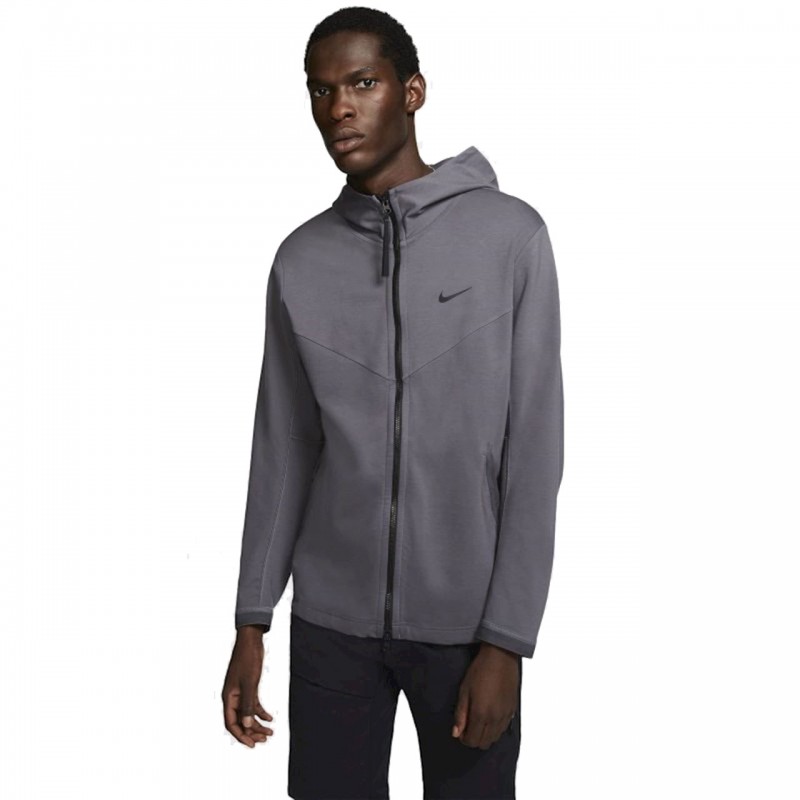 Nike Felpa Palestra Full Zip Tech Pack Grigio Uomo - Acquista online su  Sportland