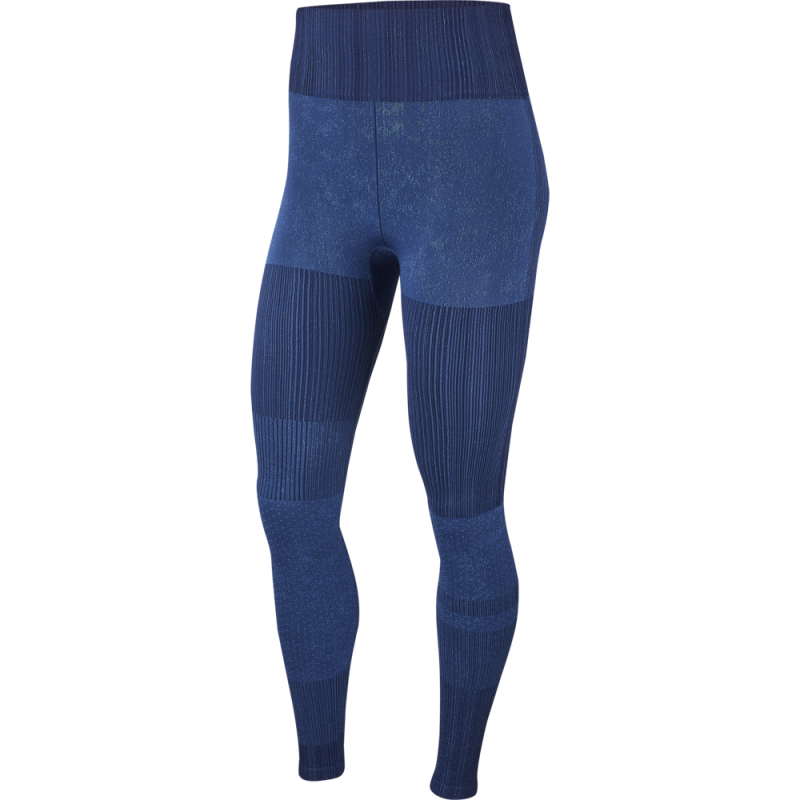 Nike Leggings Sportivi Seamless Blu Donna - Acquista online su Sportland