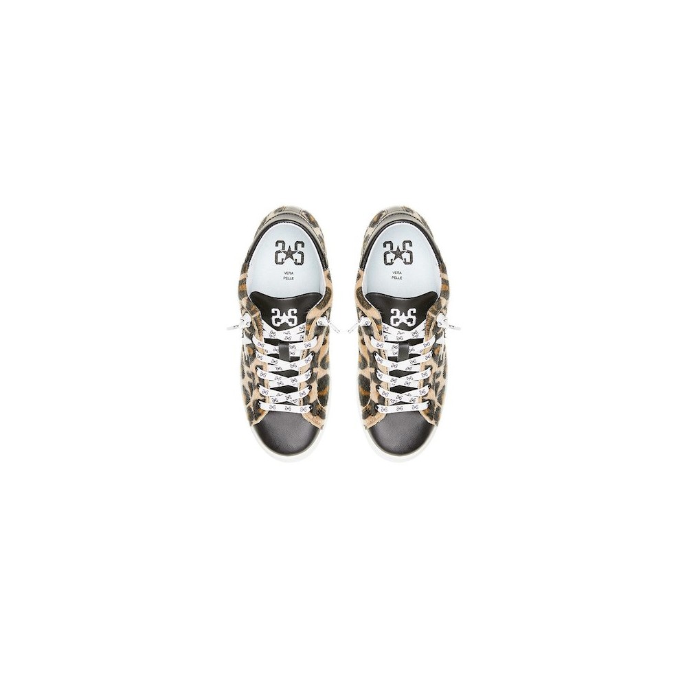 2Star Scarpe Low Bianco e Rosa