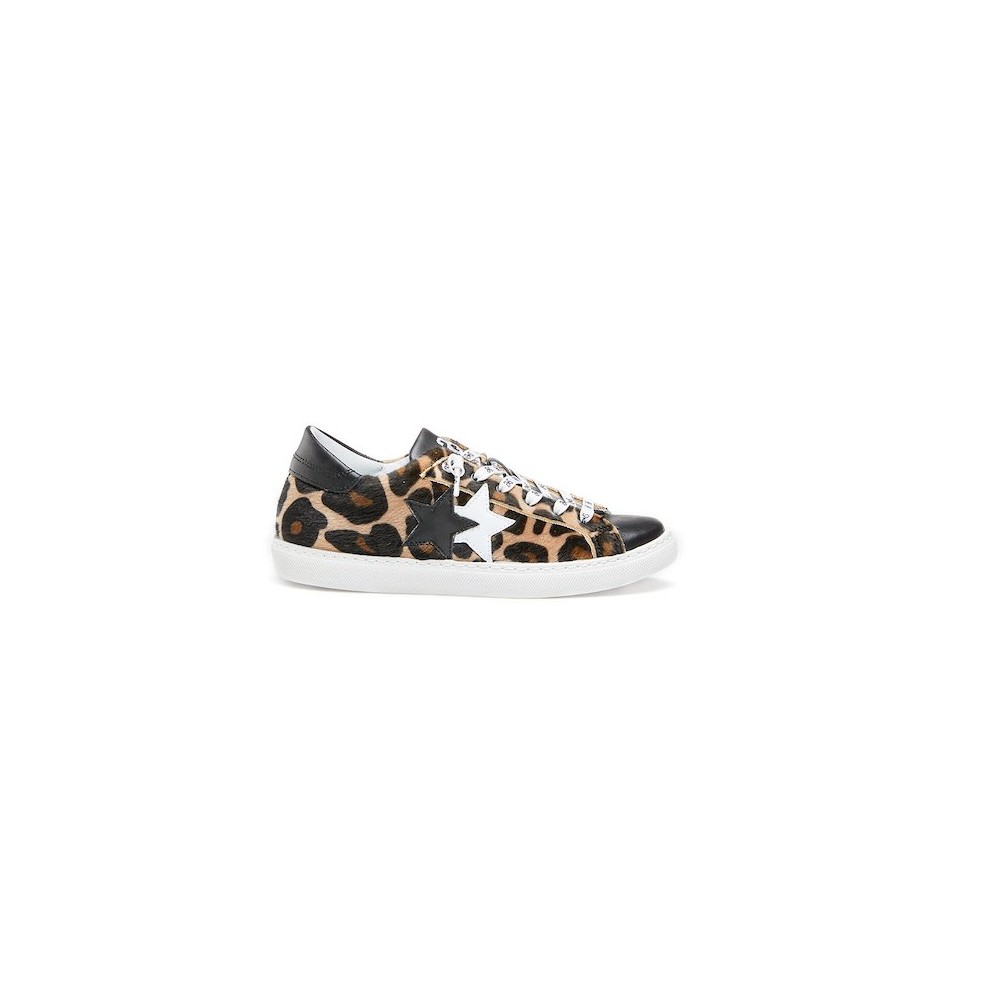 Image of 2star Sneakers Flat Animalier Maculato Donna EUR 40